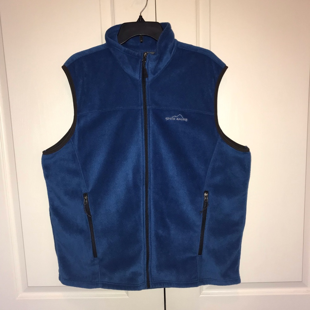 Eddie Bauer Fleece Vest- XL Blue